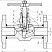 Клапан запорный Dn50 Pn160 фланцевый Ст. 20 15с68нж