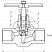 Клапан запорный Dn40 Pn160 муфтовый 09Г2С 15лс68нж