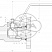 Кран шаровой разборный двухсоставной фланцевый Dn10 Pn40 12Х18Н10Т 11нж45п