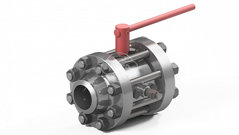 Кран шаровой дросселирующий (КШД) Dn65 Pn210 Ст. 20
